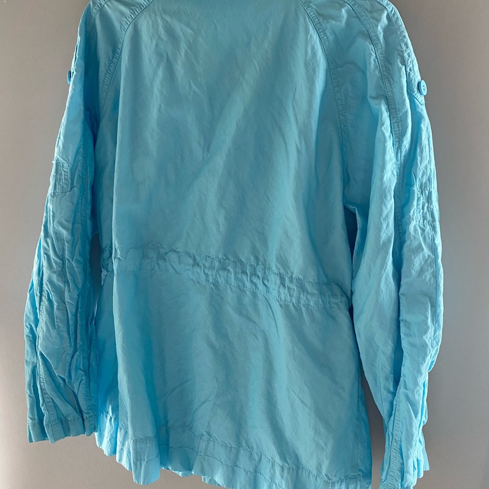 Cute turquoise wind jacket - Picture 3 of 3